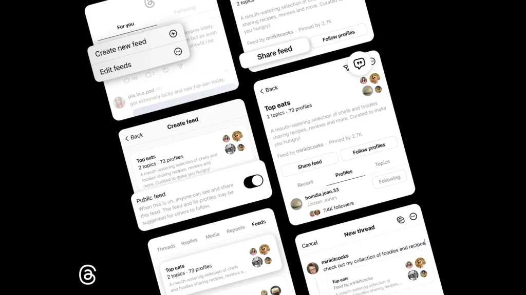 Threads Shareable Feeds Launch H