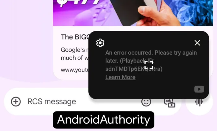 Google Messages : le lecteur YouTube en PiP pourrait faire son retour, les détails