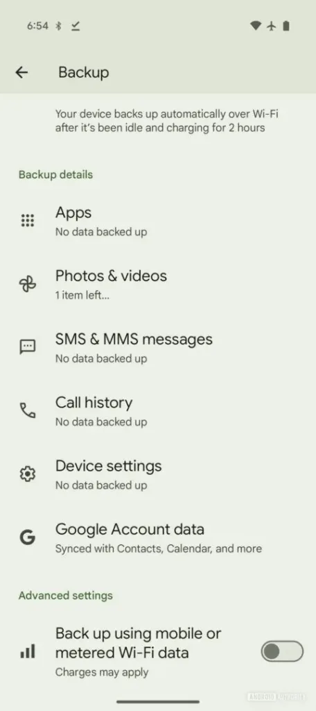 Android : Google revoit la page de sauvegarde et améliore le mode bureau pour Android 16 37 Google Play Services Current Dev 1