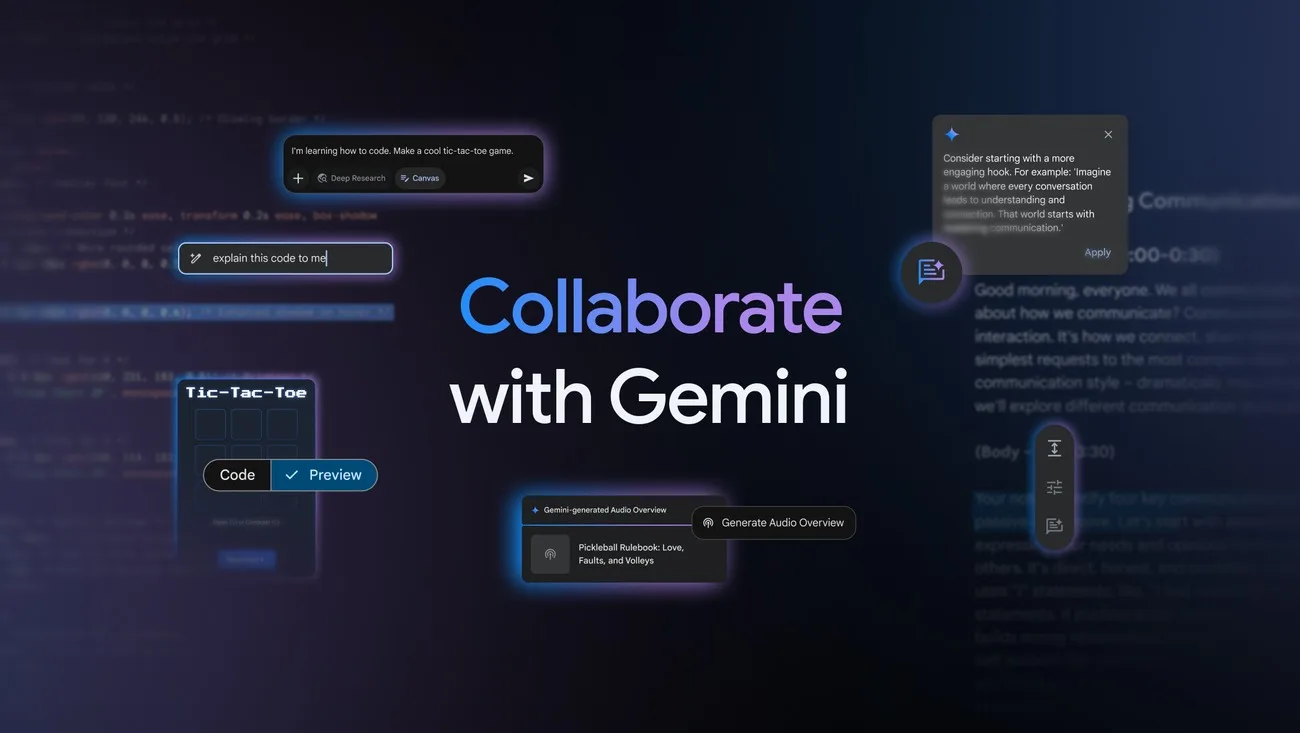 Google Gemini : des podcasts immersifs pour consommer vos documents