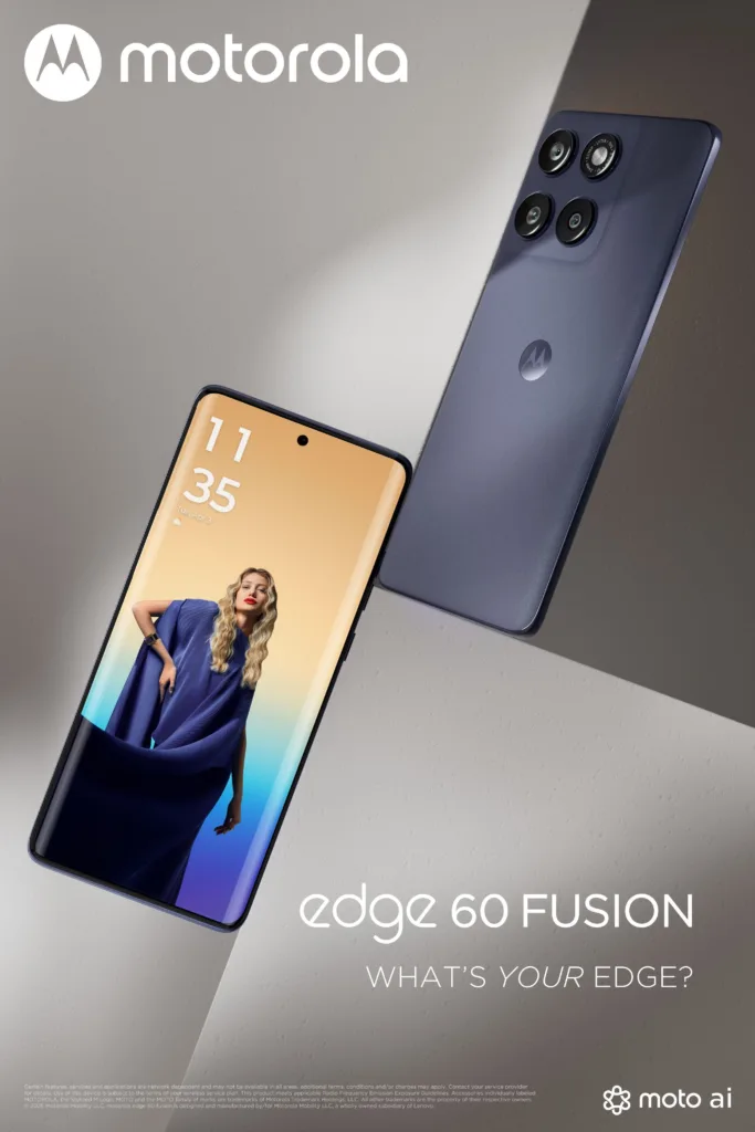 Motorola Edge 60 Fusion : L'IA au cœur du nouveau smartphone, un rival sérieux pour Samsung et Google ? 62 Motorola Edge 60 Fusion1
