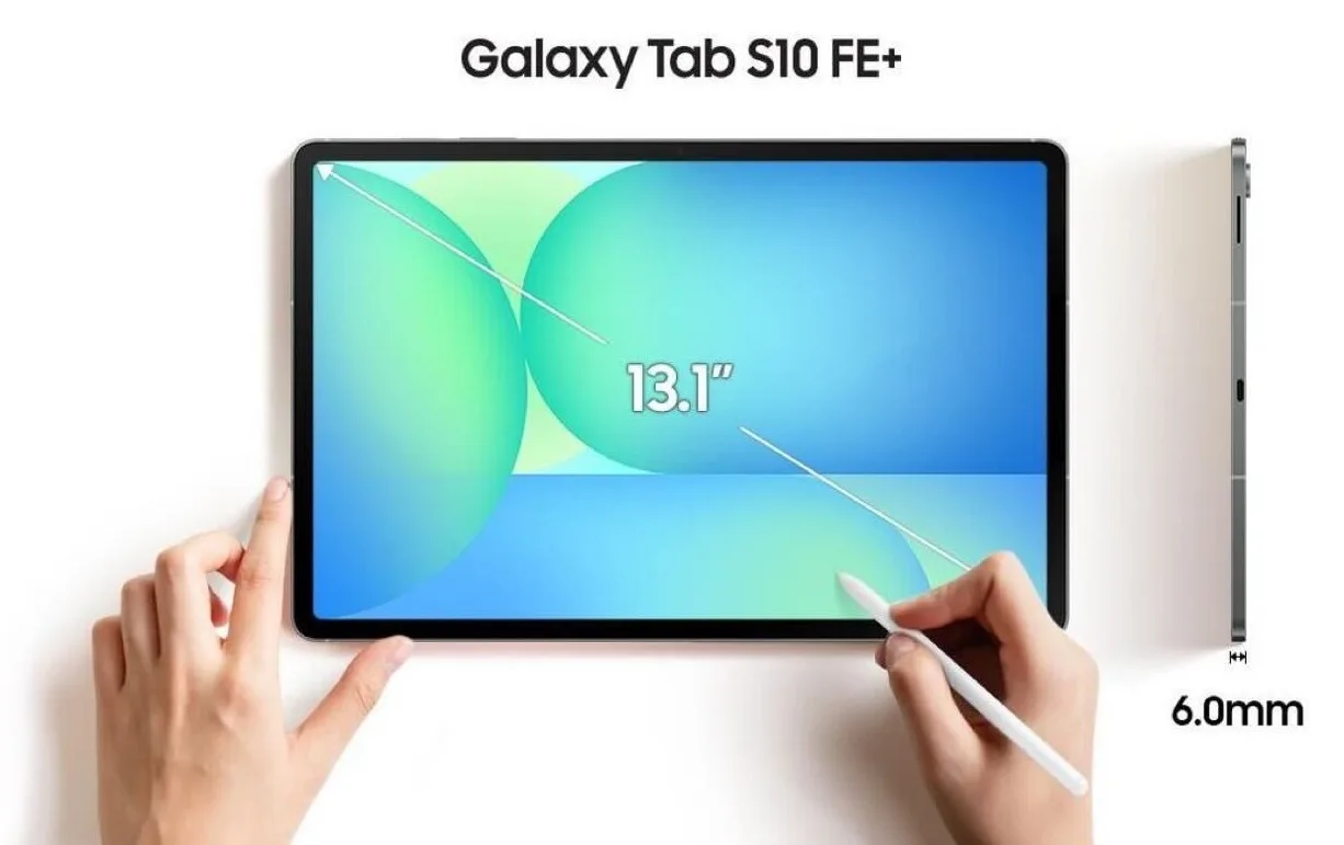 Galaxy Tab S10 FE/FE+ : un nouveau design et un modèle plus grand que jamais