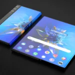 huawei rollable smartphone gestu