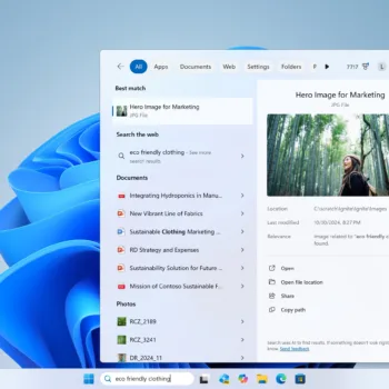 Windows Search : l'IA arrive, mais réservée aux Copilot+ PC sous Snapdragon pour l'instant
