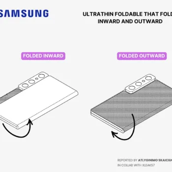 Samsung : Un brevet pour un smartphone pliable qui se plie dans les deux sens !