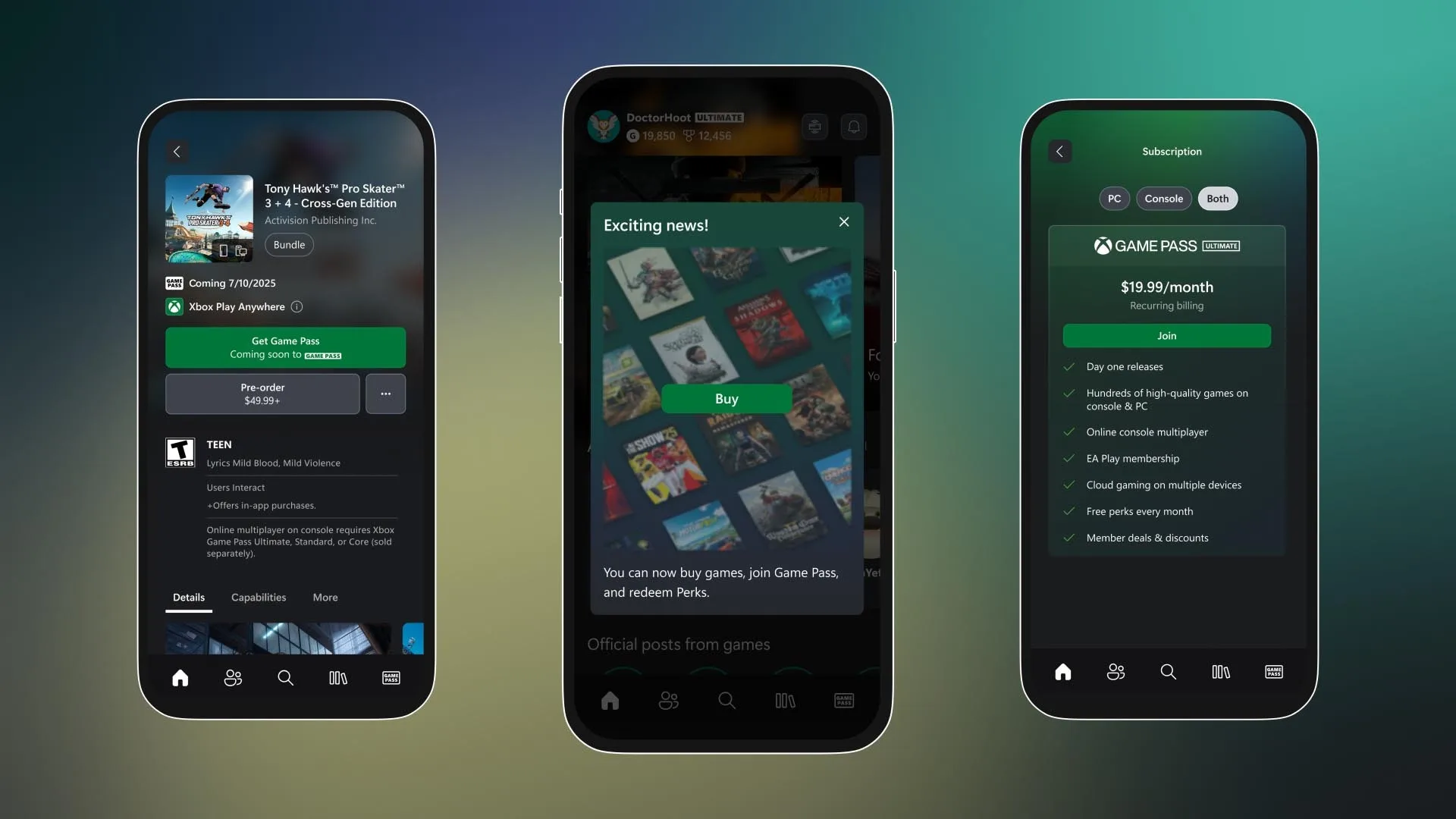 Xbox : Achetez des jeux et Game Pass directement, adieu le Remote Play