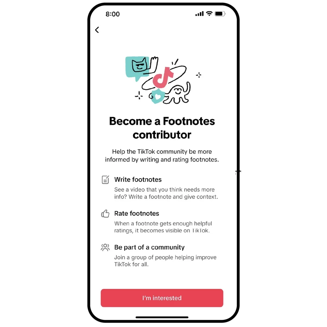 TikTok lance « Footnotes » : Les notes communautaires contre la désinformation