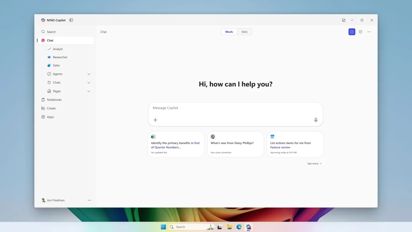 Microsoft 365 Copilot app