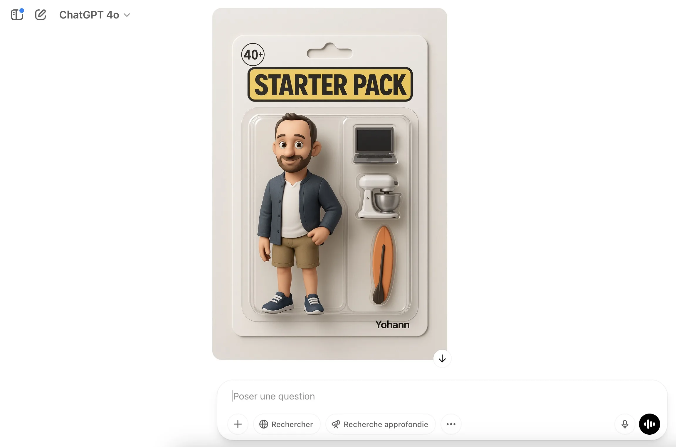 Créez votre figurine Starter Pack avec ChatGPT : Le tuto complet pour devenir un jouet collector