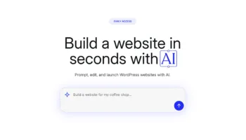 WordPress.com : Créez votre site web en quelques minutes grâce à l'IA !