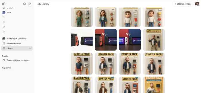 ChatGPT lance sa bibliothèque d’images IA : Retrouvez vos créations facilement