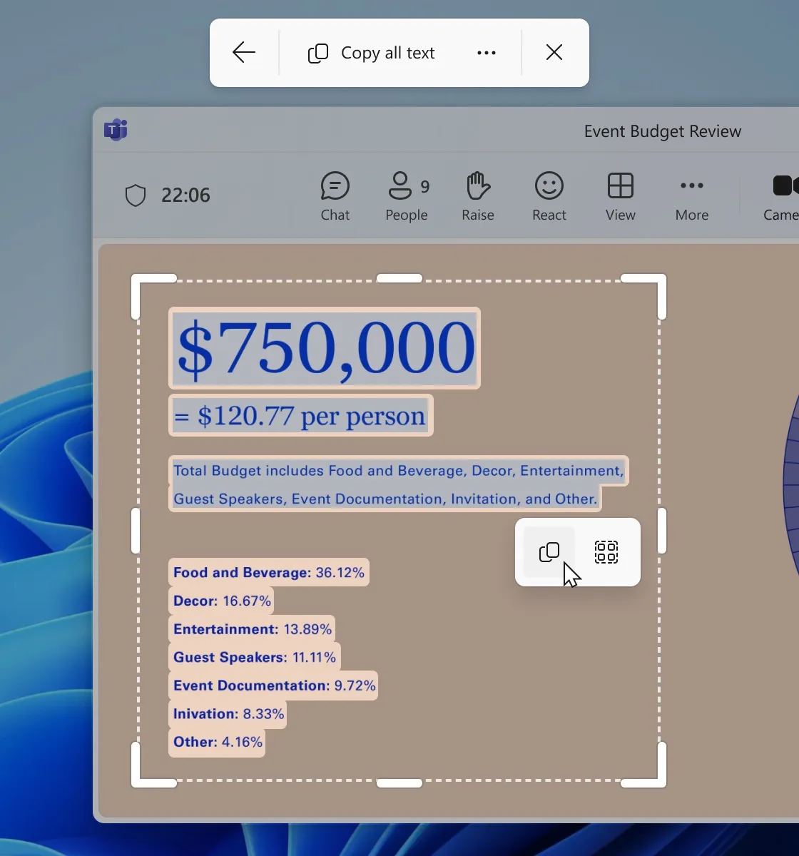 Outil Capture d'écran sur Windows 11 : Copiez du texte sans capture, merci l'IA !