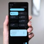Sony Xperia 1 V quick settings i