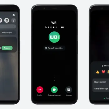 WhatsApp révolutionne les appels : Sourdine facile, vidéo désactivable et réactions emoji !
