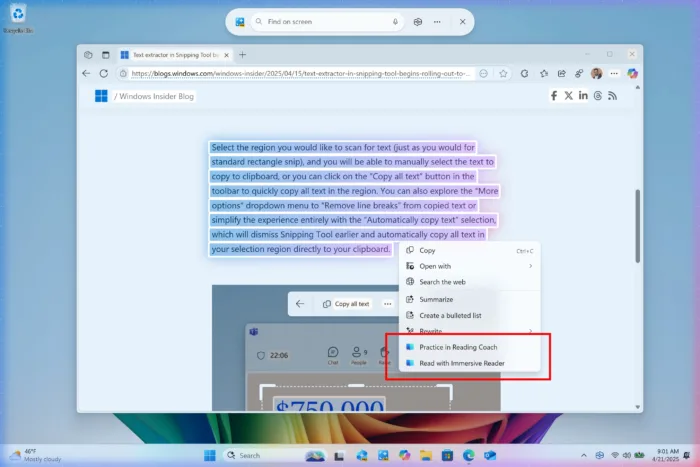 Windows 11 bêta : l’IA Copilot s’invite dans le clic droit (mais pas pour tous)