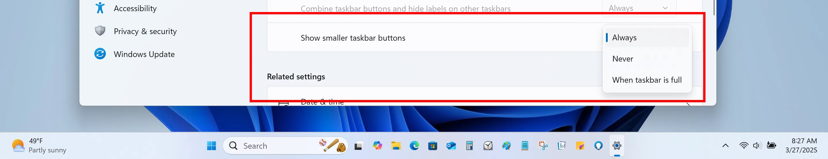 taskbar scaling png
