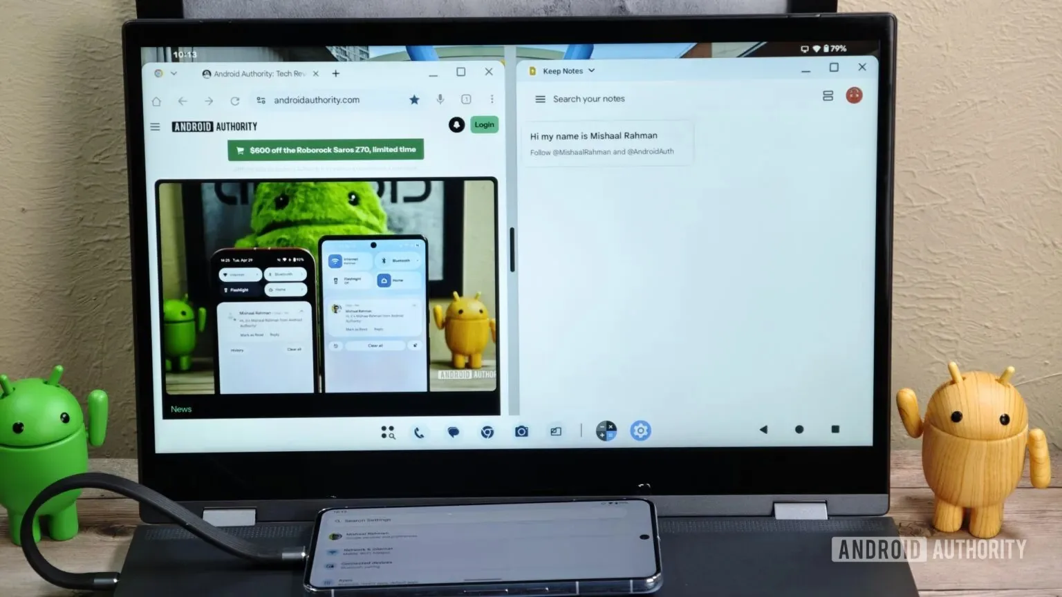 Android sur grand écran : Google prépare son mode bureau Pixel