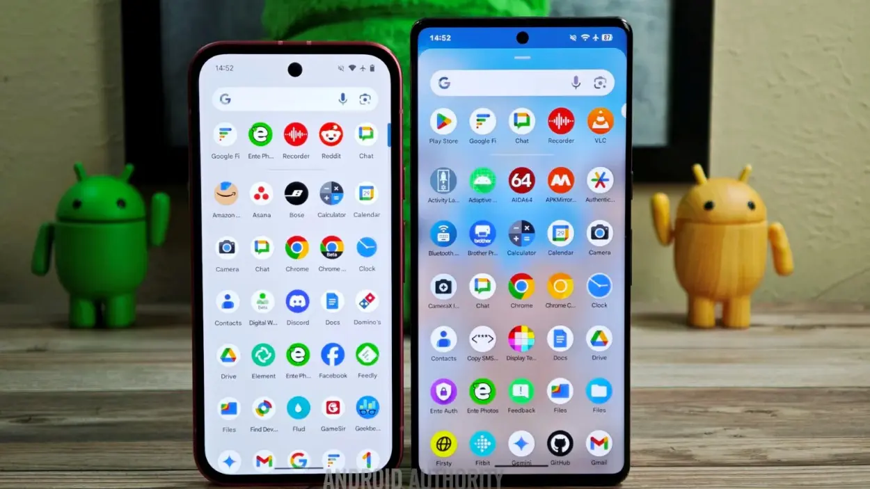 Blurred app drawer in Android