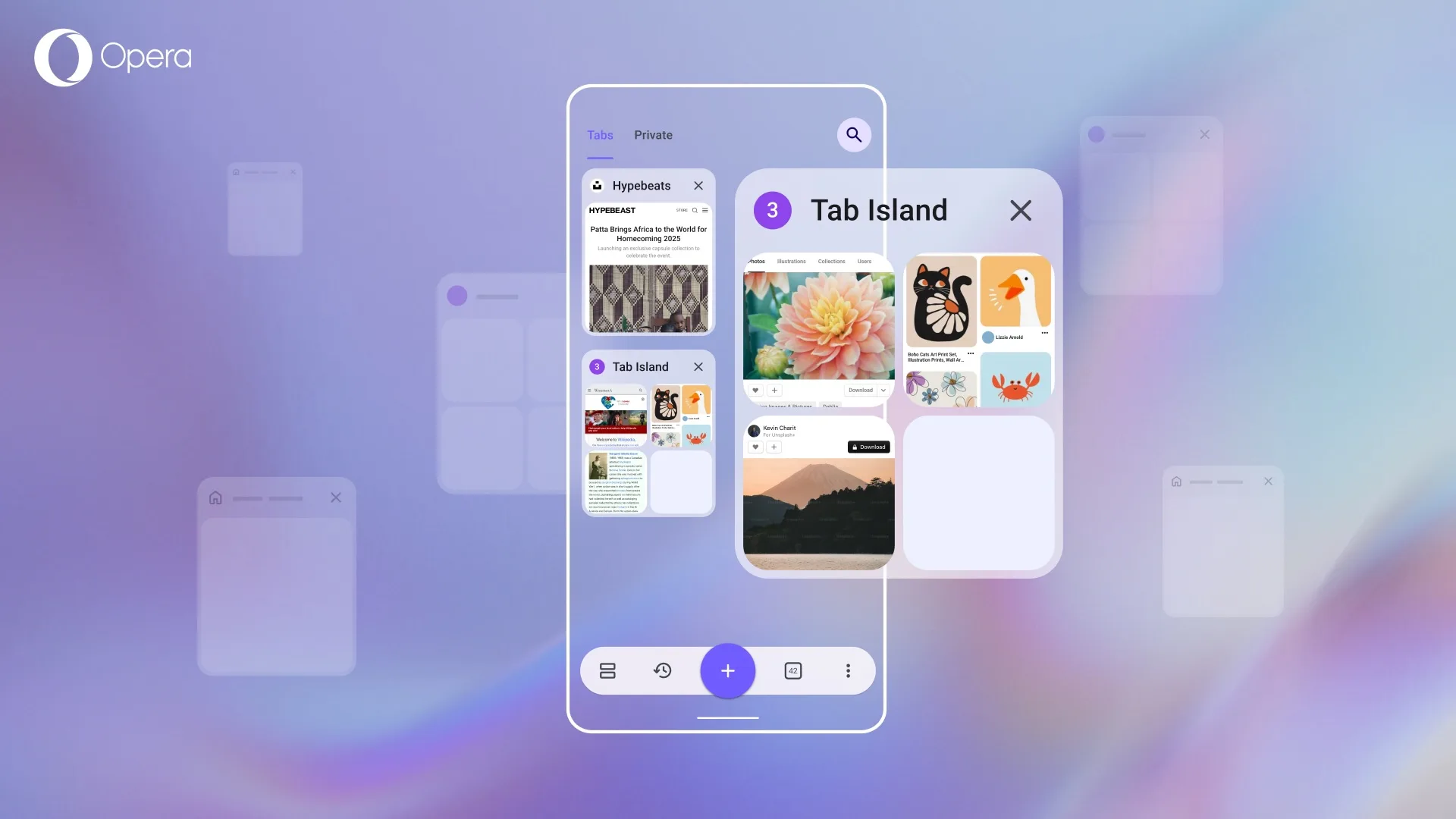 Opera Android : Dites adieu au chaos des onglets avec Tab Islands !