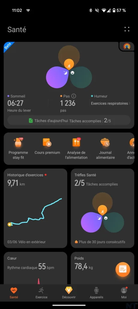 Test Huawei Watch Fit 4 Pro : La montre connectée qui vise les sportifs et le haut de gamme 26 Huawei Watch Fit 4 Pro 15 1