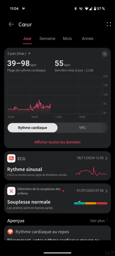Test Huawei Watch Fit 4 Pro : La montre connectée qui vise les sportifs et le haut de gamme 32 Huawei Watch Fit 4 Pro 5 1