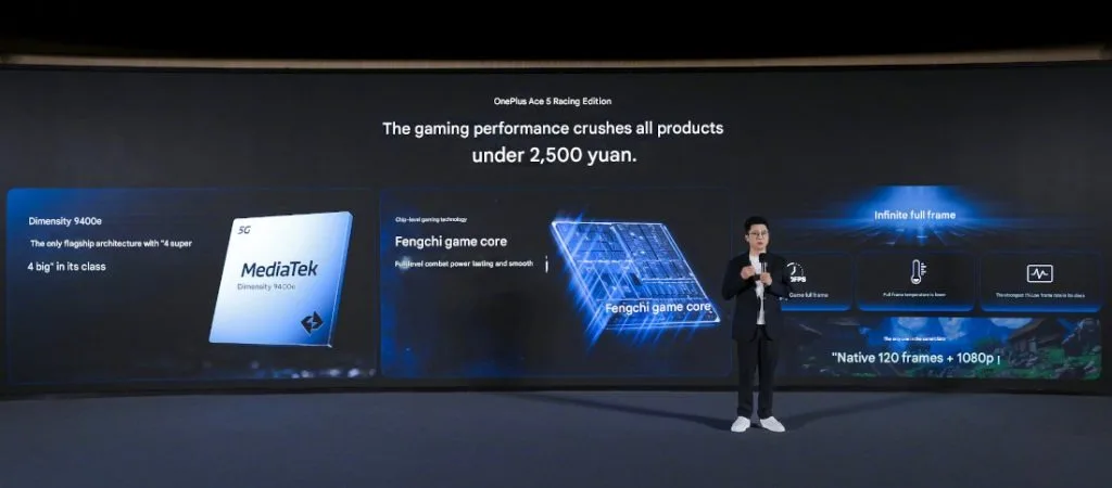 MediaTek Dimensity 9400e OnePlus