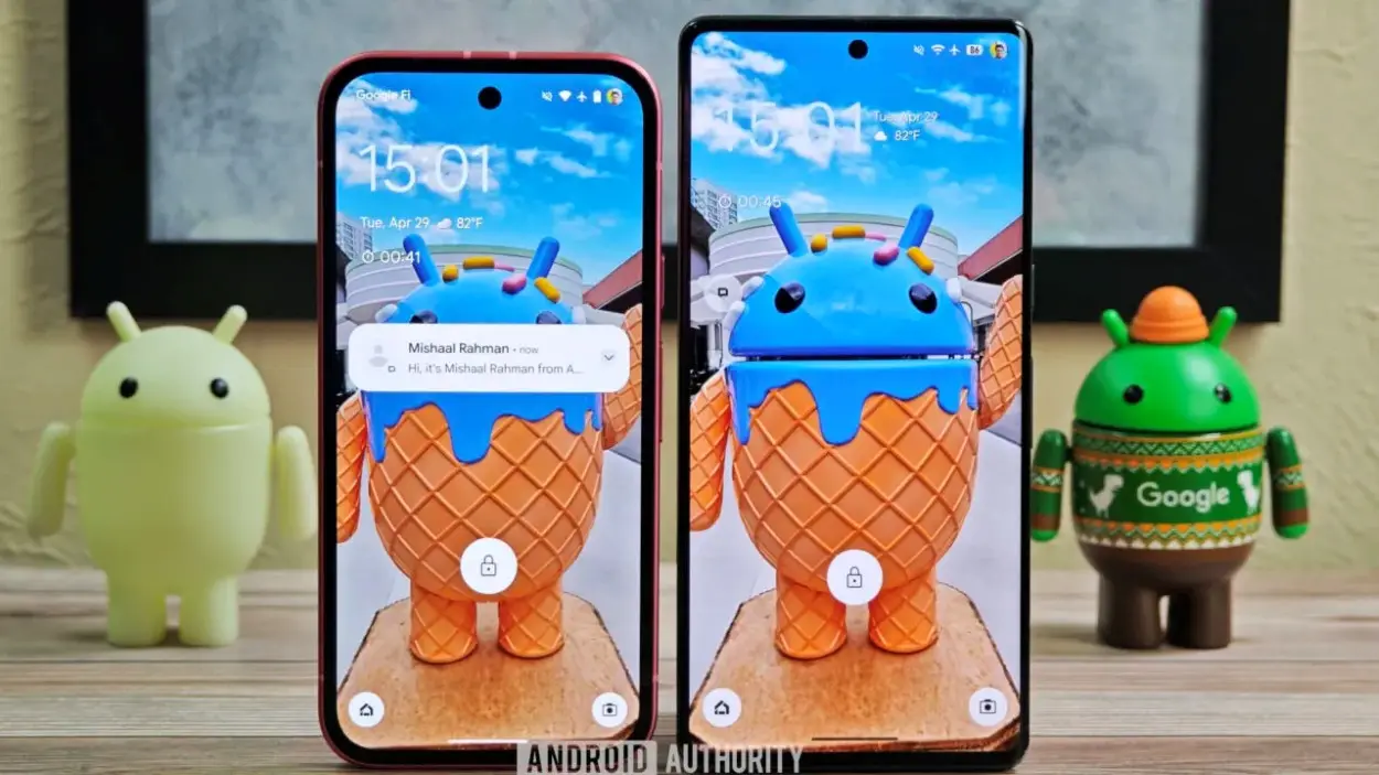 Old vs New Notification on the Lock screen