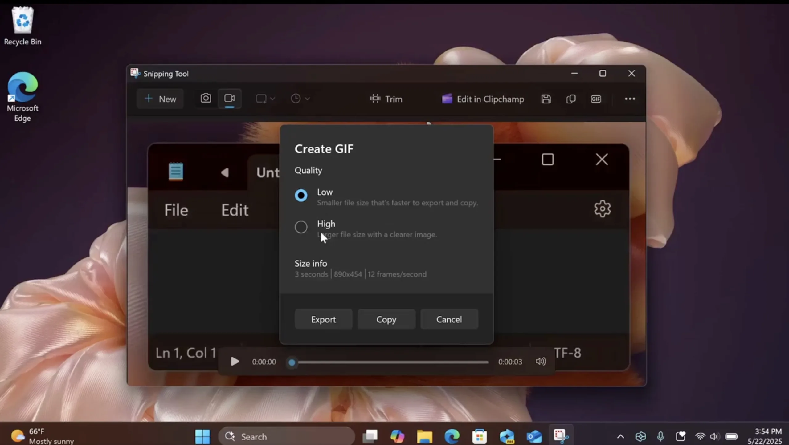 Windows 11 : L’outil Capture d’écran va pouvoir enregistrer des GIFs !