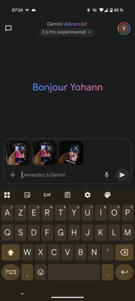 Gemini voit double (et plus !) : Jusqu'à 10 images dans vos prompts IA ! 52 Screenshot 20250507 072453