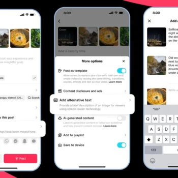 Enfin un TikTok accessible : ALT text auto, contraste renforcé...