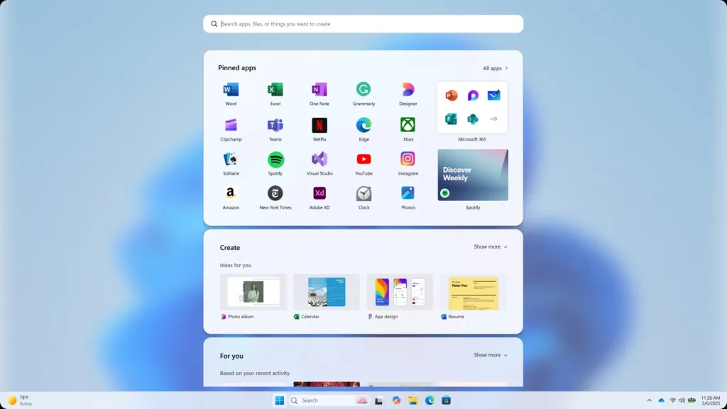 Nouveau menu Démarrer Windows 11 : Adieu les recommandations inutiles ! 55 exploration5
