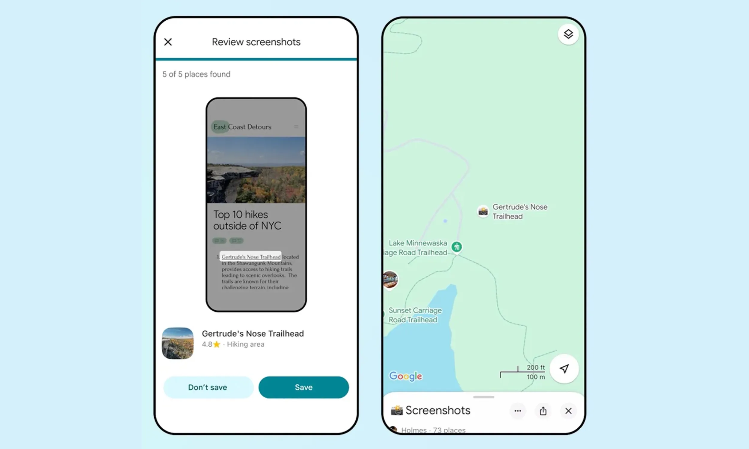 Google Maps lit vos screenshots ! Le voyage devient (vraiment) facile sur iPhone