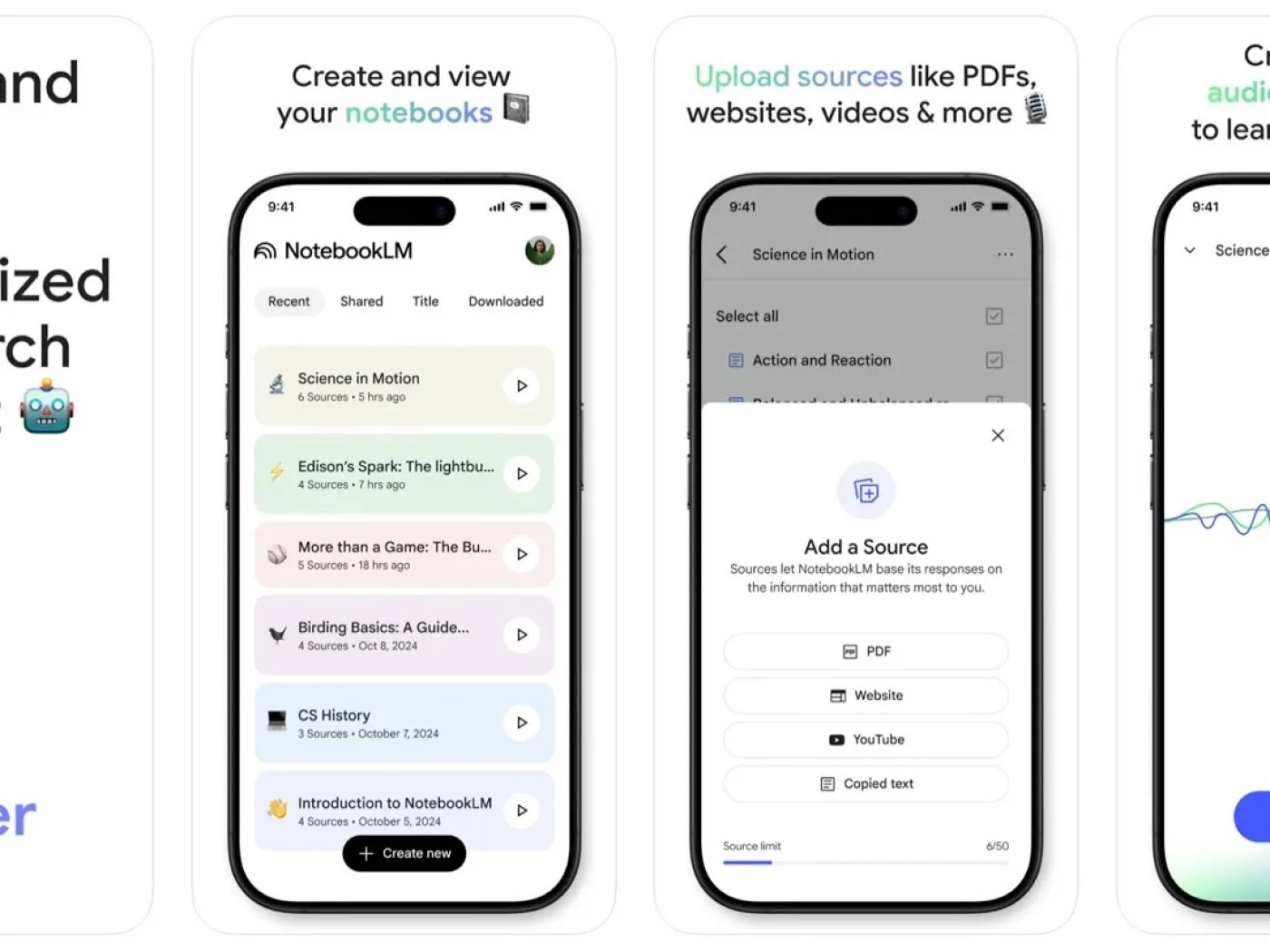 L'IA Google NotebookLM arrive sur mobile : Préparez vos fichiers !