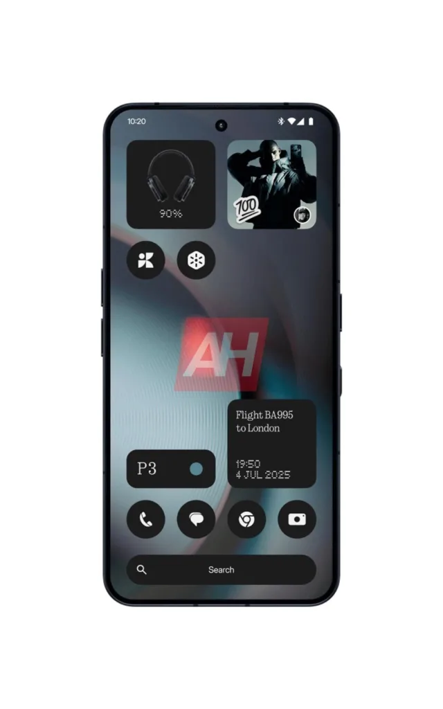 Nothing Phone (3) : rendus officiels, design asymétrique et spécifications dévoilées 54 Exclusive Nothing Phone 3 leak A 4