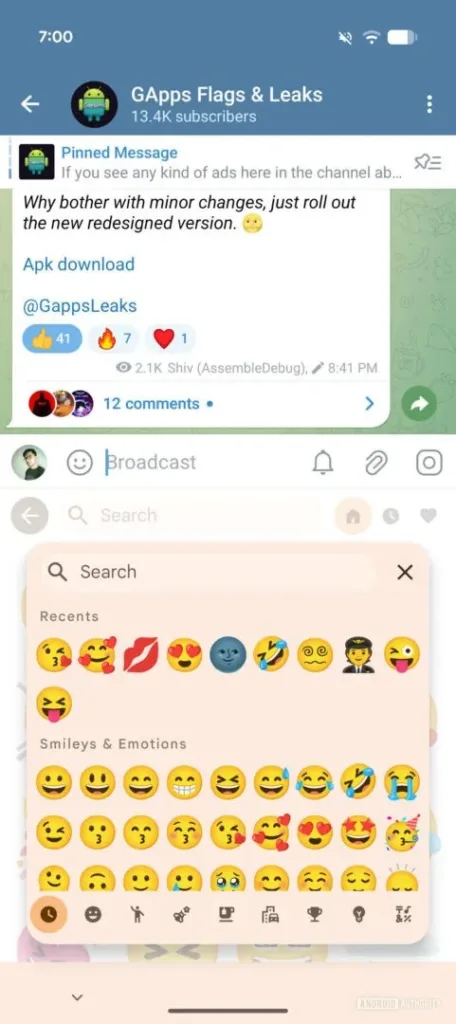 Gboard Emoji Kitchen search bar