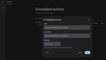 Gemini : Google lance les actions programmées pour automatiser vos tâches
