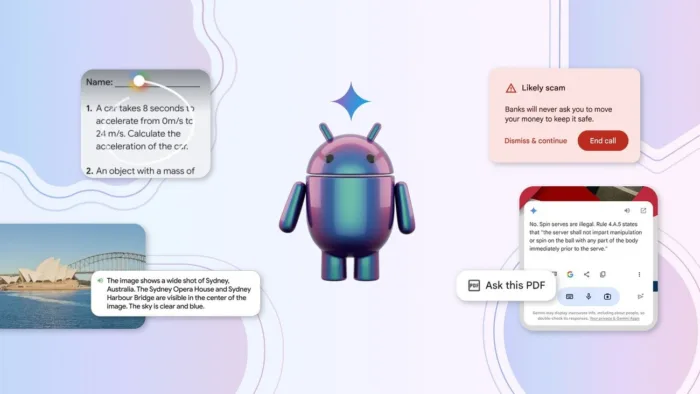 Gemini sur Android : appels, messages et commandes vocales sans trace durable