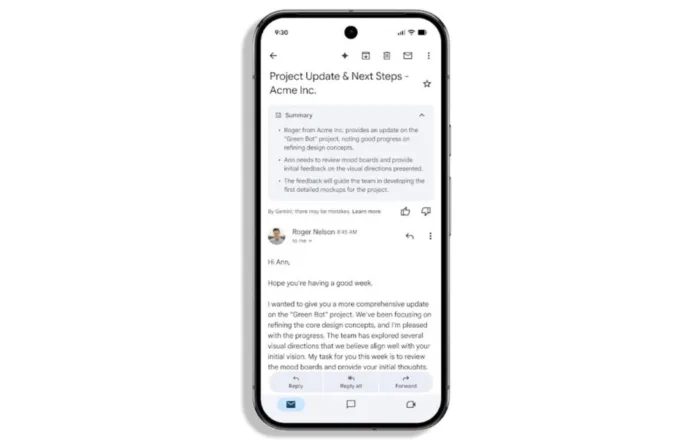 Gmail intègre des résumés automatiques par IA : un gain de temps pour les pros ?