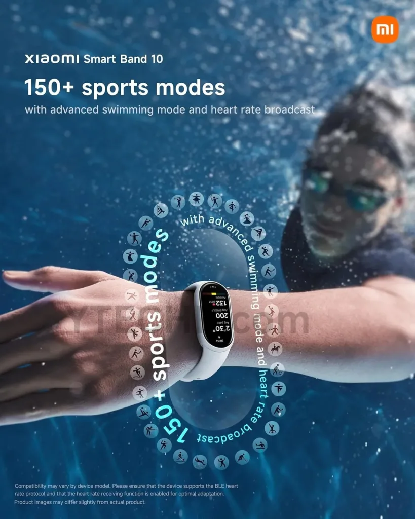 Fuite du Xiaomi Smart Band 10 : écran AMOLED plus grand, 150 modes sportifs et 21 jours d’autonomie 53 Xiaomi Smart Band 10 Marketing M 2