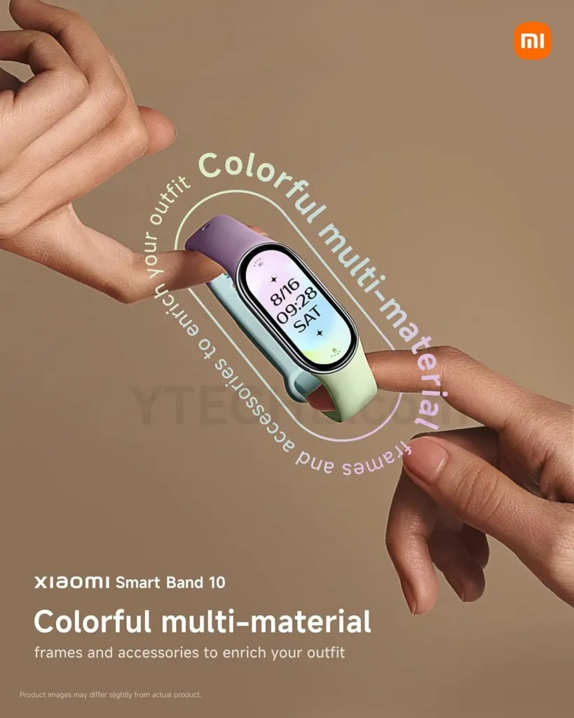 Fuite du Xiaomi Smart Band 10 : écran AMOLED plus grand, 150 modes sportifs et 21 jours d’autonomie 54 Xiaomi Smart Band 10 Marketing M 3