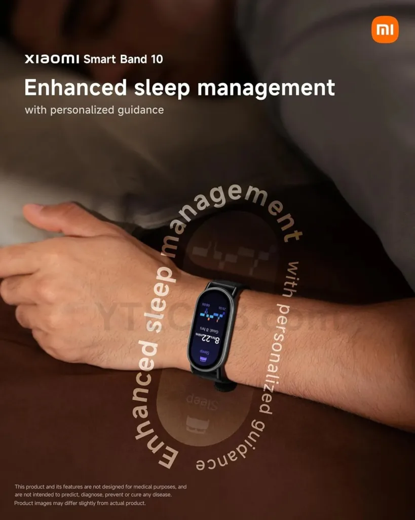 Fuite du Xiaomi Smart Band 10 : écran AMOLED plus grand, 150 modes sportifs et 21 jours d’autonomie 55 Xiaomi Smart Band 10 Marketing M 4