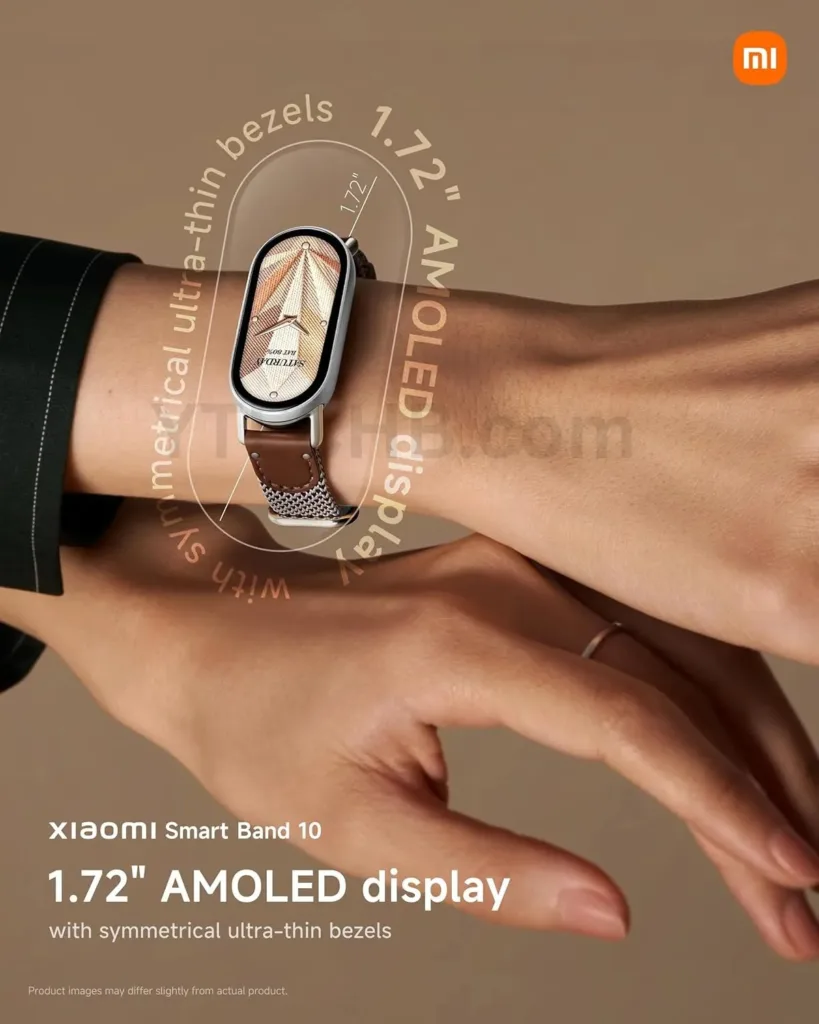 Fuite du Xiaomi Smart Band 10 : écran AMOLED plus grand, 150 modes sportifs et 21 jours d’autonomie 51 Xiaomi Smart Band 10 Marketing M