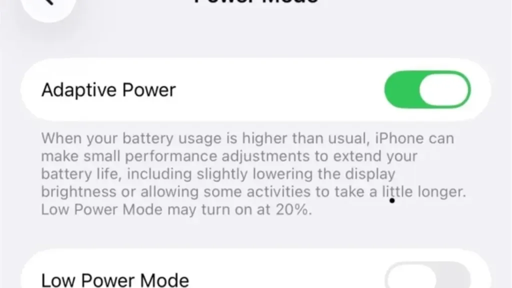 iOS 26 Adaptive Power 1280x720 1