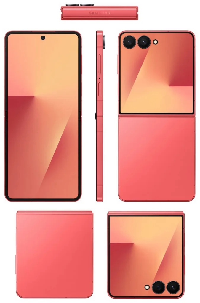 Galaxy Z Flip 7 et Z Flip 7 FE : les rendus officiels fuitent 51 unnamed 1