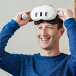 Mark Zuckerberg wearing Quest 3