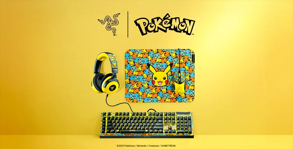 Razer x Pokémon : une collection gaming officielle désormais disponible