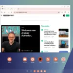 Samsung DeX home screen in One U