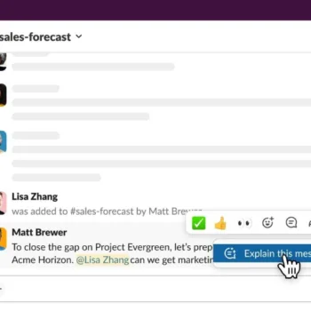 Slack révolutionne le travail avec l’IA : résumé automatique, jargon expliqué, tâches priorisées