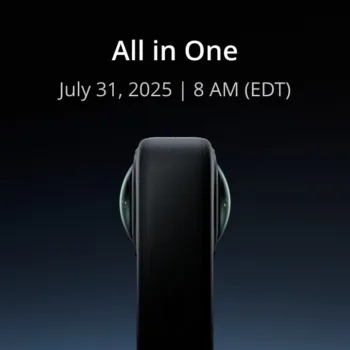 DJI Osmo 360 : une caméra 360° 8K prête à être lancée le 31 juillet