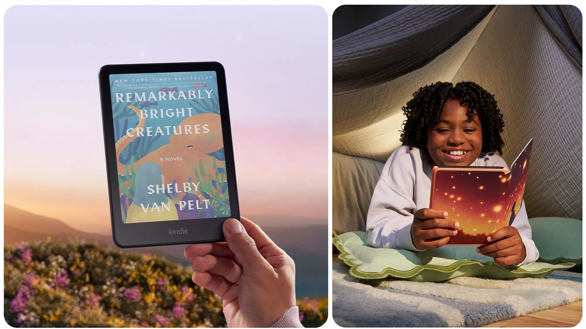 Kindle Colorsoft : Amazon dévoile deux nouvelles liseuses couleur, dont une version enfants